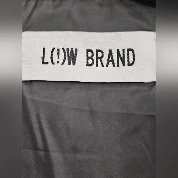 L(!)W BRAND Luxe Navy blue Hooded Jacket - Picture 4 of 7